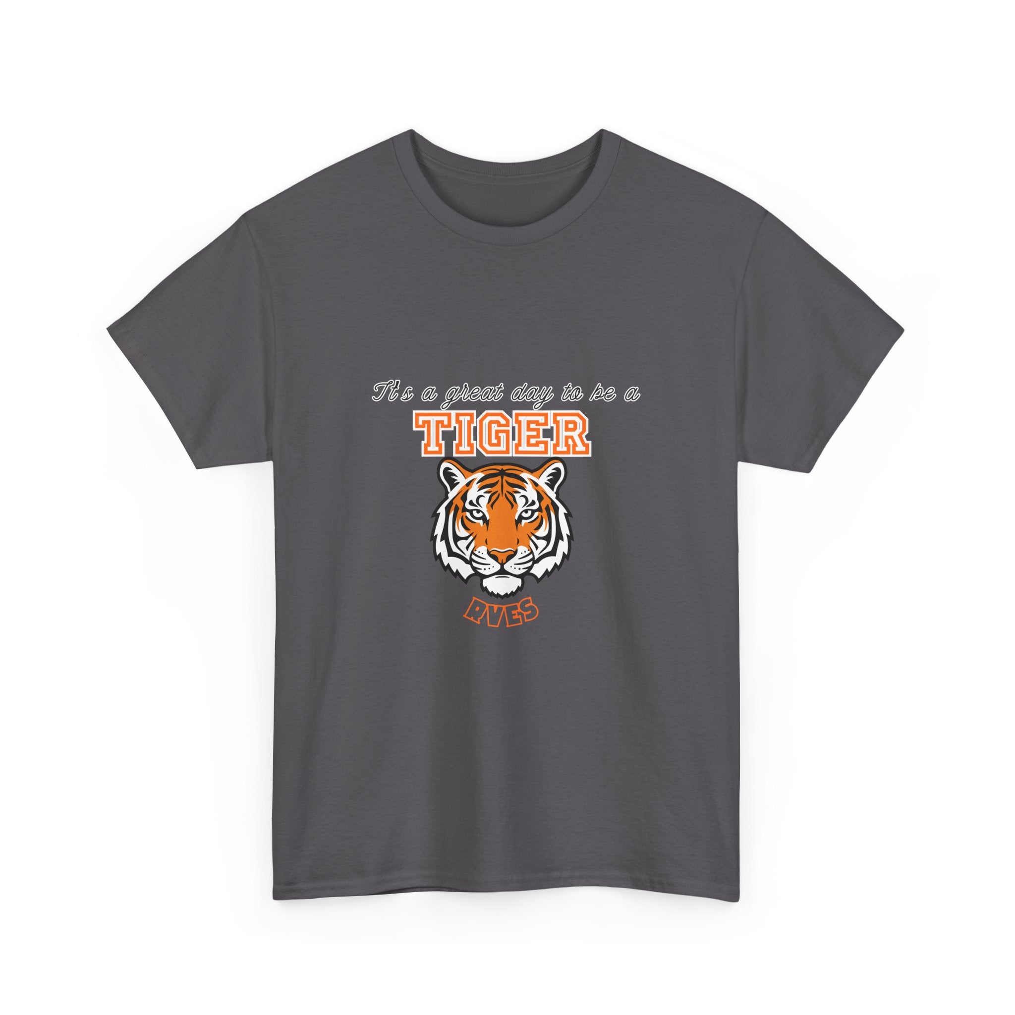 It's a Great Day to Be a Tiger T-Shirt — Vintage Tiger Head Graphic Tee