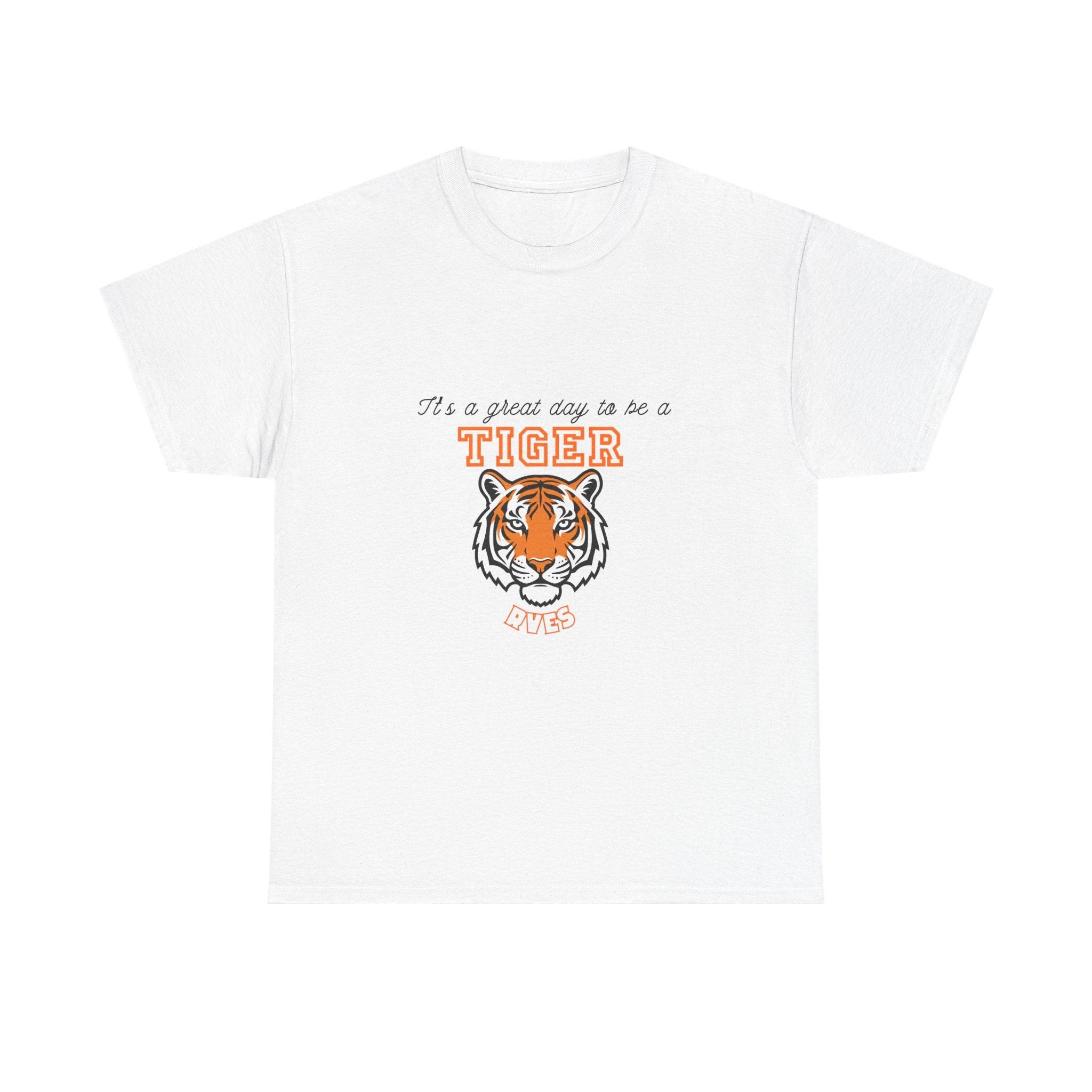 It's a Great Day to Be a Tiger T-Shirt — Vintage Tiger Head Graphic Tee