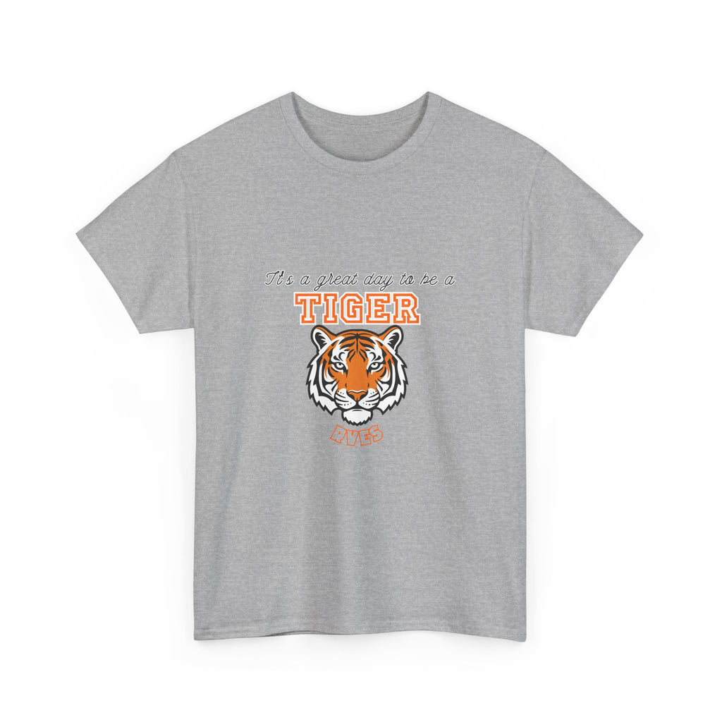 It's a Great Day to Be a Tiger T-Shirt — Vintage Tiger Head Graphic Tee