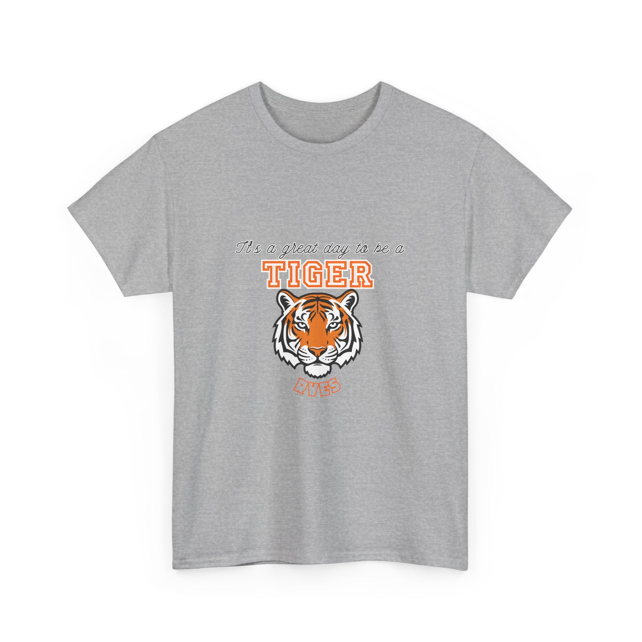 It's a Great Day to Be a Tiger T-Shirt — Vintage Tiger Head Graphic Tee