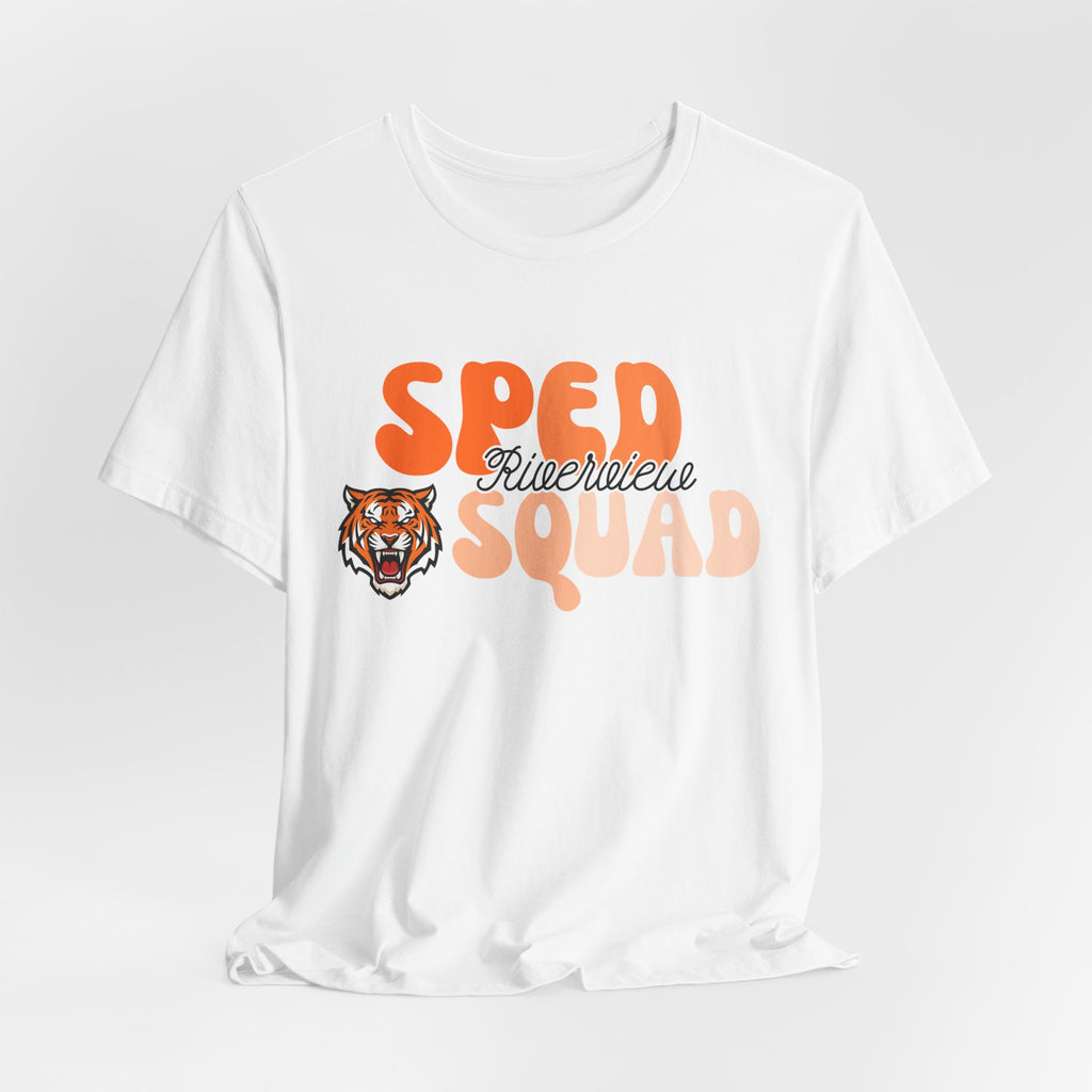 SPED Squad Tee — Riverview Special Education Support Shirt with Tiger Logo