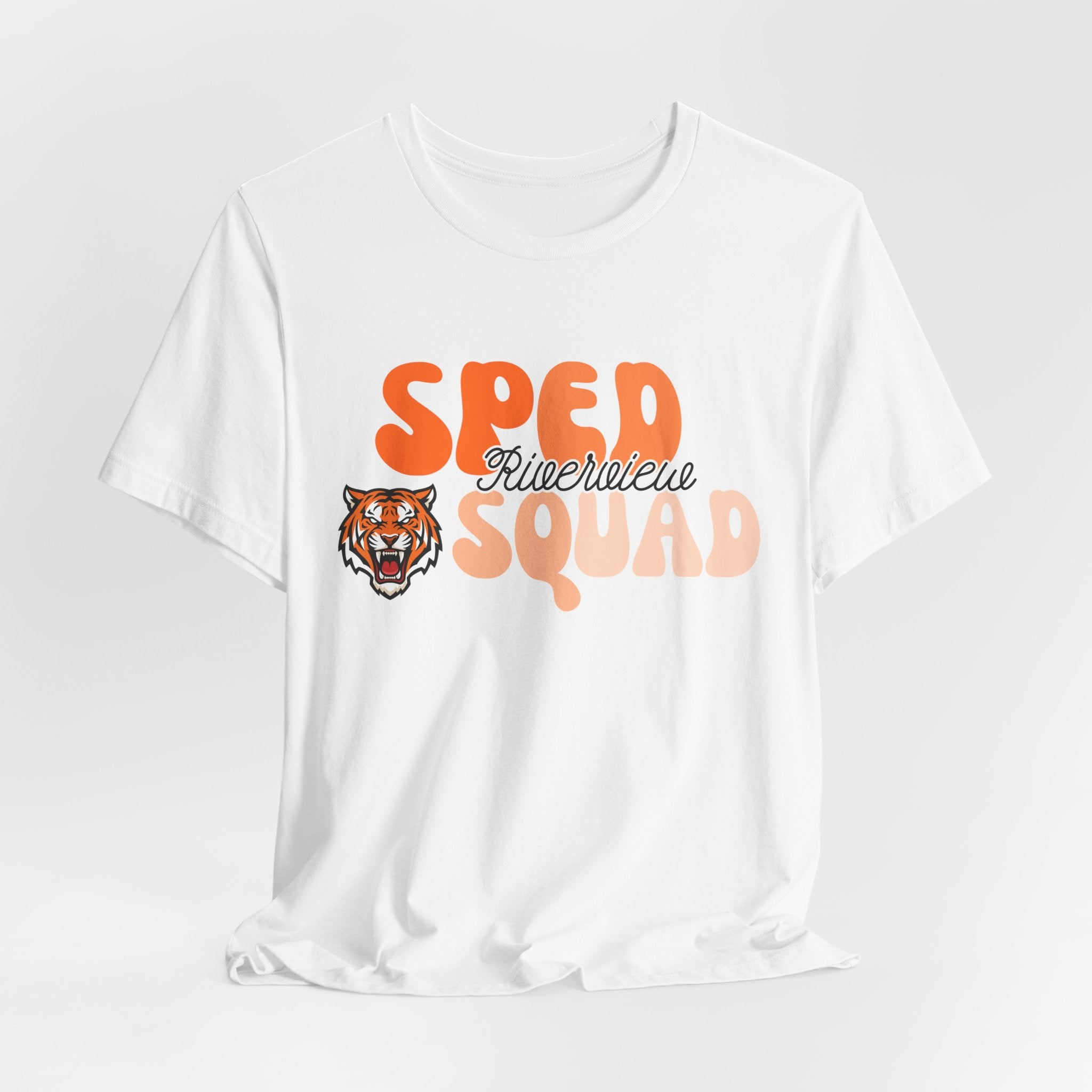 SPED Squad Tee — Riverview Special Education Support Shirt with Tiger Logo