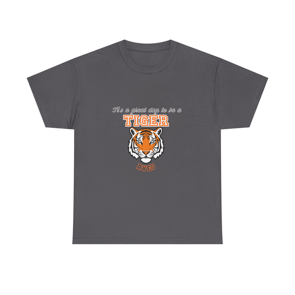 It's a Great Day to Be a Tiger T-Shirt — Vintage Tiger Head Graphic Tee