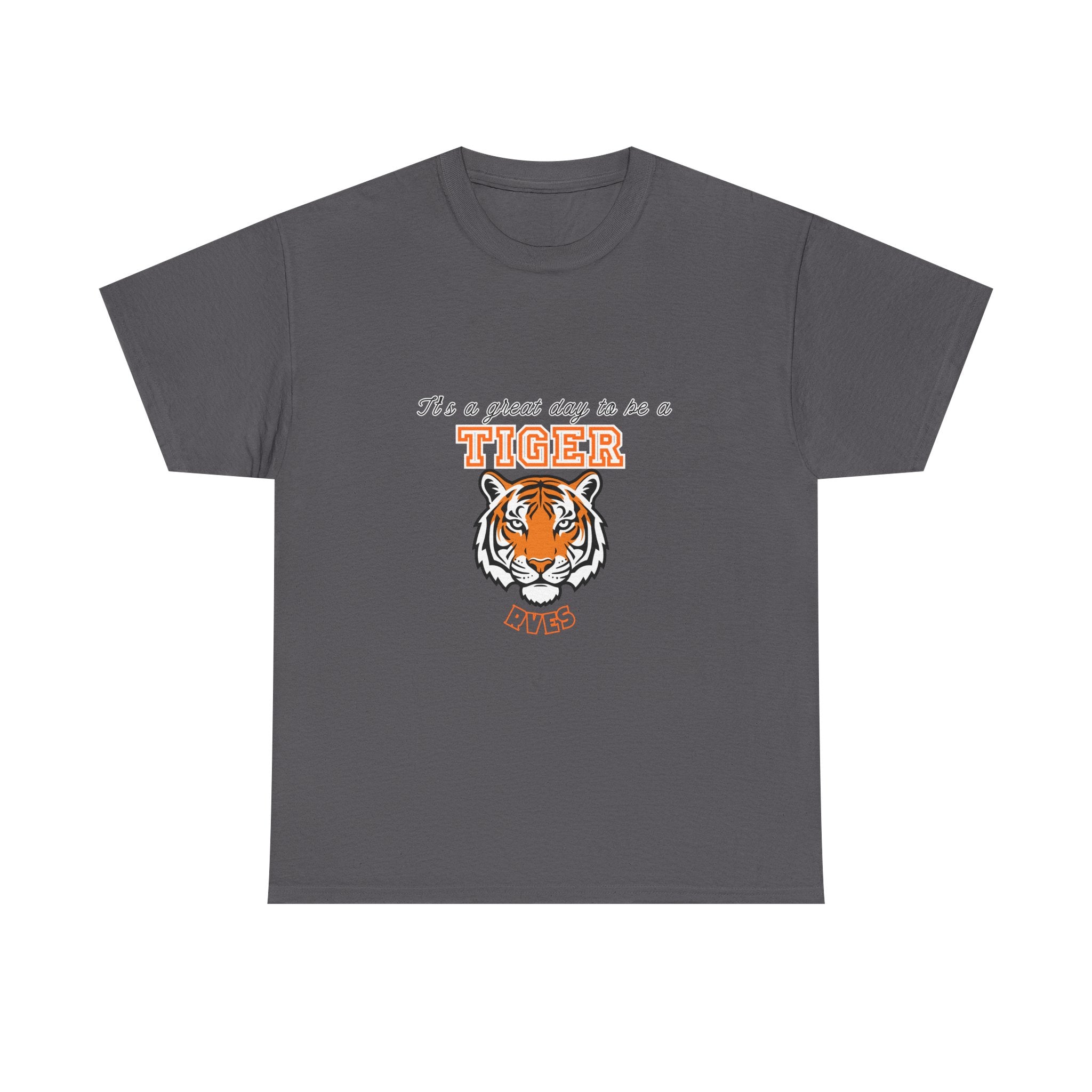 It's a Great Day to Be a Tiger T-Shirt — Vintage Tiger Head Graphic Tee
