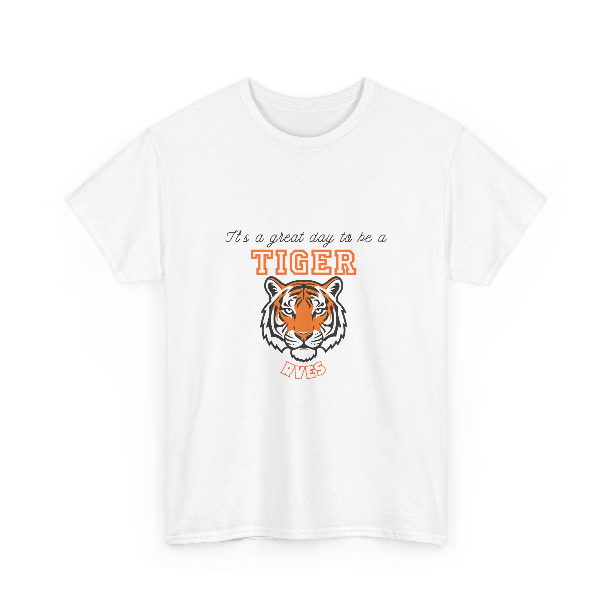 It's a Great Day to Be a Tiger T-Shirt — Vintage Tiger Head Graphic Tee
