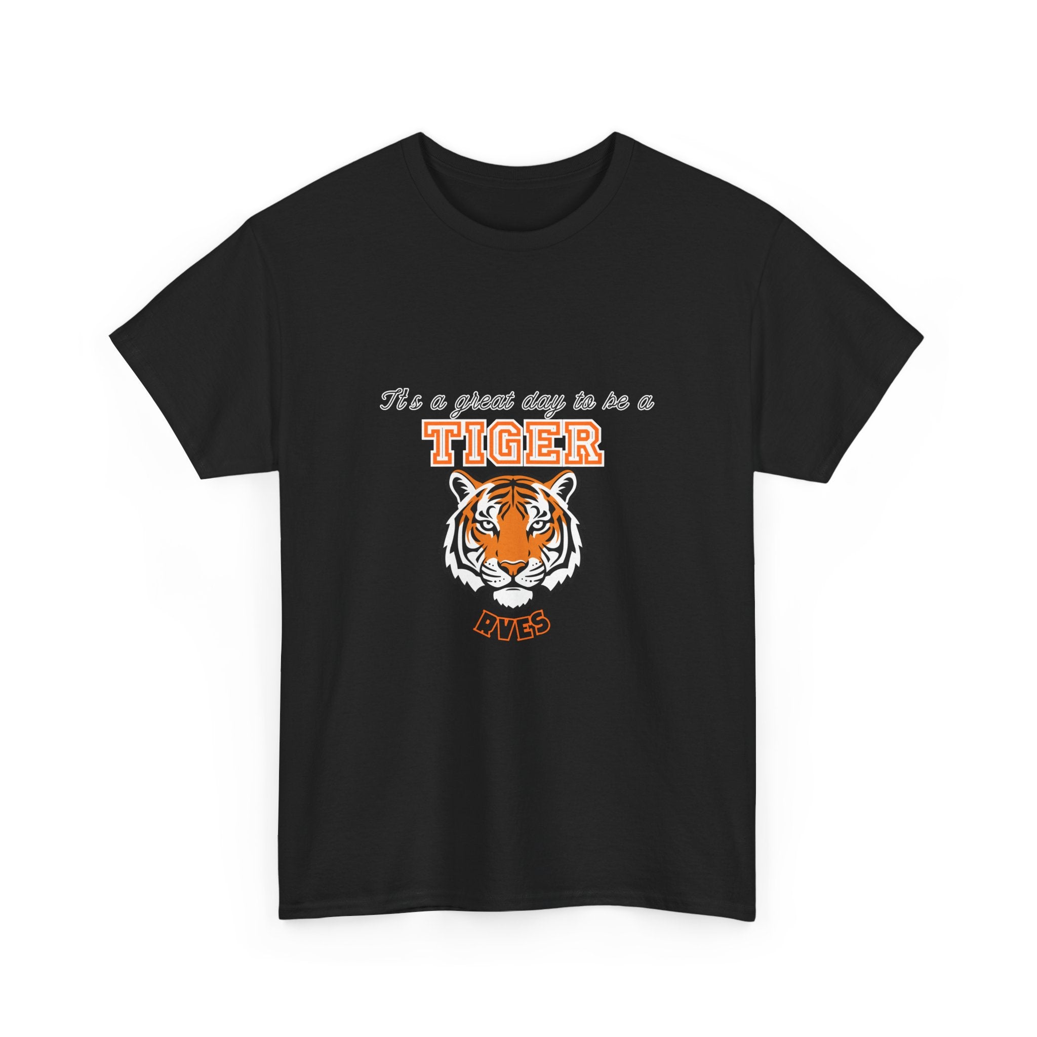 It's a Great Day to Be a Tiger T-Shirt — Vintage Tiger Head Graphic Tee